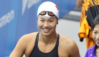 Vietnam’s swimming star Nguyen Thi Anh Vien (Credit: vnexpress.net)