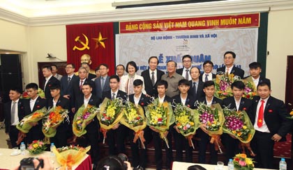  The Vietnamese delegation. (Photo: tcdn.gov.vn)