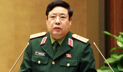 Defence Minister General Phung Quang Thanh