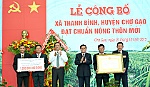 Thanh Bình ra mắt xã đạt chuẩn nông thôn mới