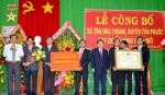 Tan Hoa Thanh is proclaimed the new rural commune