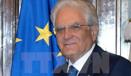 Tổng thống Italy Sergio Mattarella. Nguồn: AFP/TTXVN