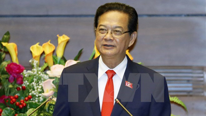 Prime Minister Nguyen Tan Dung at the Question-Answer session (Source: VNA)