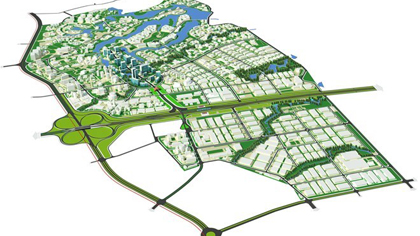 The blueprint of the Hoa Lac Hi-Tech Park (Source: MOST)