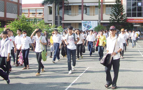 Qua 10 năm xây dựng và phát triển, Trường Đại học Tiền Giang không ngừng mở rộng quy mô đào tạo, nâng cao chất lượng giảng dạy. 								             Ảnh: N.C