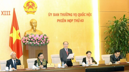 The NA Standing Committee's 43rd session opens in Hanoi on December 9. (Credit: VNA)