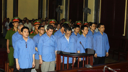 Party leadership over anti-corruption enhancedA trial on a corruption case which involves a branch manager of State-owned Agribank in Ho Chi Minh City (Source: VNA)