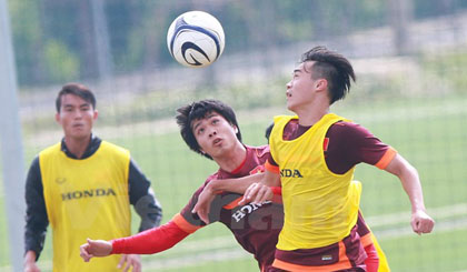 U23 Việt Nam chuẩn bị bước vào loạt sáu trận giao hữu từ ngày mai. (Ảnh: Minh Chiến/Vietnam+)