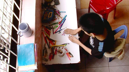 The documentary tells the story of Chau, an AO/dioxin victim who struggles to realise his dream of becoming an artist.