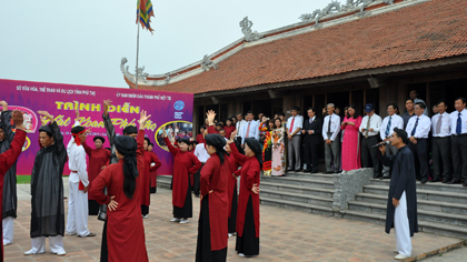 Xoan singing in Phu Tho province. Illustrative photo: Huu Chi