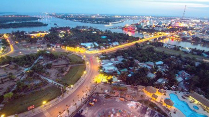 A corner of Ninh Kieu ward of Can Tho City in the Mekong Delta. Infrastructure needs of the Mekong Delta to battle the impact of climate change will be a key factor before setting up six agro-ecological zones in the region (Source: VNA)