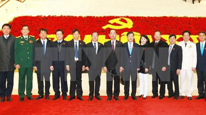 Binh Duong's Party members attending 12th National Party Congress (Source: VNA)