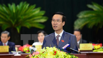 Vo Van Thuong is the youngest member of the 12th -tenure Politburo (Photo: VNA)