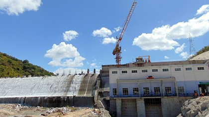 The Krong No 3 hydropower plant is scheduled to be completed on March 30. (Photo: cand.com.vn)