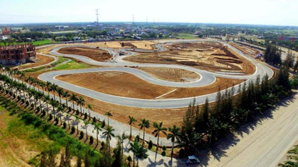 HappyLand, Vietnam’s first race track in line with international standards in Long An province.