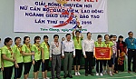 Chung kết Giải Bóng chuyền hơi nữ ngành GD-ĐT năm 2016