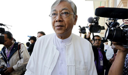 Ông Htin Kyaw, trợ lý thân cận của bà Aung San Suu Kyi. Nguồn: Reuters