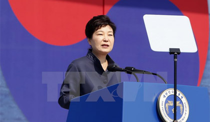 Tổng thống Hàn Quốc Park Geun Hye. Ảnh: AFP/TTXVN