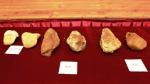 Hand axes founded during the excavations