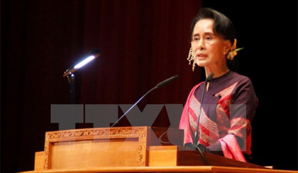 Bà Aung San Suu Kyi. Nguồn: THX/TTXVN