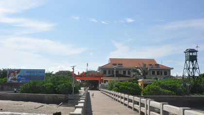 Truong Sa town in Truong Sa island district of Khanh Hoa province, Viet Nam. Photo: Huu Chi