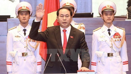 President of the Socialist Republic of Vietnam Tran Dai Quang (Photo: VNA)