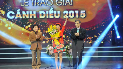 Feature film “Trung so”(Jackpot) won the Vietnam Golden Kite Award 2015 (Photo: VNA)