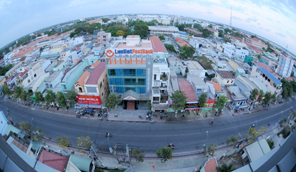 TP. Mỹ Tho ngày càng văn minh, hiện đại. 		Ãnh: Cao Lập Đức