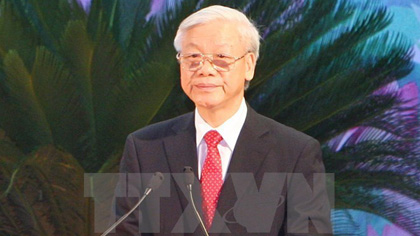 Party General Secretary Nguyen Phu Trong was appointed as Secretary of the Central Military Commission (Photo: VNA)