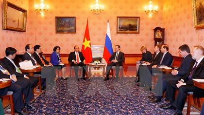 The talks take place in Moscow on May 16 (Photo: VNA)