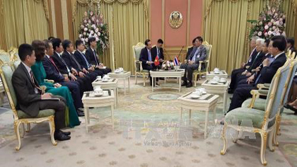 At the talks (Source: VNA)