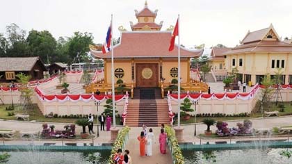 The commemorative site for President Ho Chi Minh in Nachok village, Muang district (Photo: VNA)