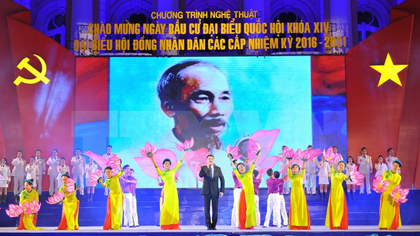 An art performance in Hanoi (Source: VNA)