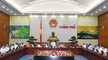 The Cabinet's May meeting took place in Hanoi on June 1. (Credit: VGP)