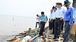 Provincial leaders works with French Ambassador to Vietnam on coastal erosion