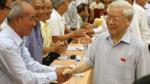 Party leader meets voters in Hanoi