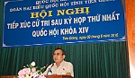 Đại biểu Quốc hội tiếp xúc cử tri