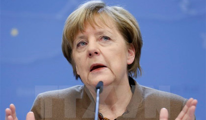 Thủ tướng Đức Angela Merkel. Nguồn: THX/TTXVN