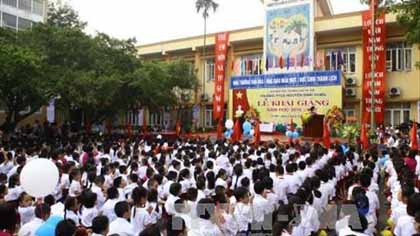 22.5 million students welcome the new school year on September 5(Photo:VNA)