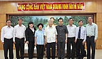 Nguyên Chủ tịch nước Trần Đức Lương thăm Tiền Giang