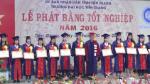 Tien Giang University awards a diploma to students