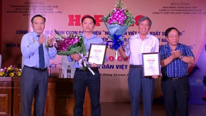 Farmers to be honoured with “Outstanding Vietnamese Farmer of 2016” title