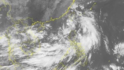 Satellite image of Typhoon Aere (Photo: nchmf.gov.vn)