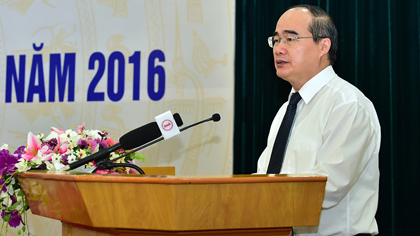 VFF President Nguyen Thien Nhan at the event