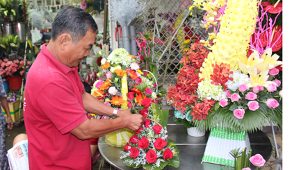 Hoa là quà tặng chủ đạo trong ngày phụ nữ Việt Nam 20-10.