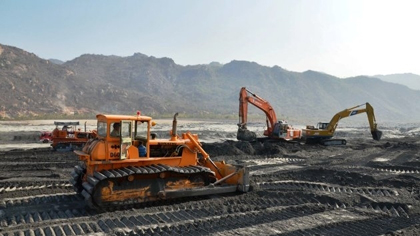 Coal ash from the Vinh Tan 2 Thermal Power Plant