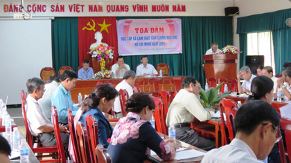 At the seminar