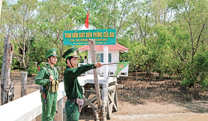 Lực lượng BĐBP luôn làm chủ trên mặt trận bảo vệ chủ quyền biên giới biển. 