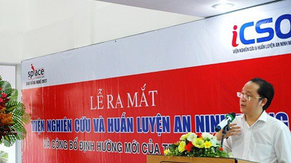 Do Ngoc Duy Trac, chairman of CSO’s board of directors, speaks at the opening ceremony (Photo: vietnamnet.vn)