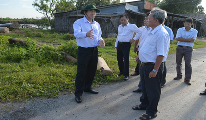 The PPC's Chairman inspects